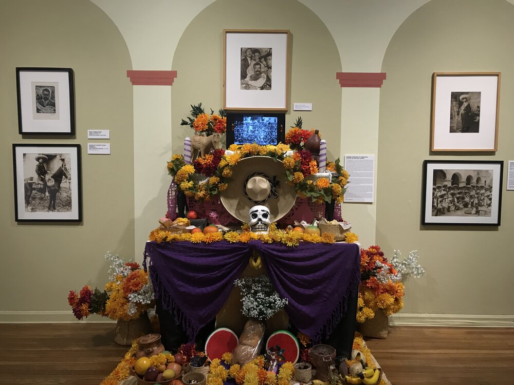 Ofrenda Dedicated to Centenario Lustoso De Emiliano Zapata by Sylvia Orozco.